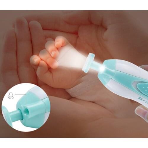 Newborn Safety Baby Electric Nail Clipper Cutter Nail Trimmer Manicure Pedicure Clipper Cutter Scissors Kids Infant Nail Care