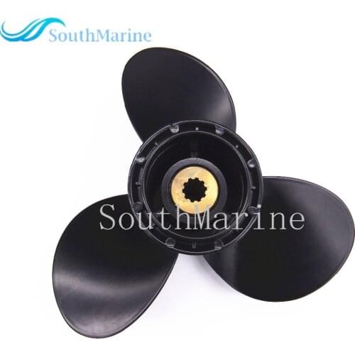 Aluminum Alloy Propeller 9 1/4X9 for Suzuki 9.9HP 15HP Outboard Motors 9 1/4 X 9
