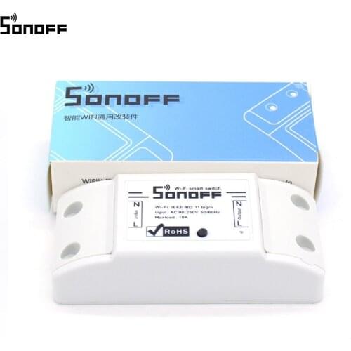 20PCS SONOFF Wifi Wireless Switch Remote Control Automation Relay Module for Apple Android Smartphones 10A 220V