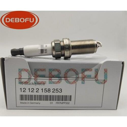 10pcs original Platinum Spark Plug FR7NPP332 12 12 2 158 253 For BMW E60 E83 E85 E90 12122158253