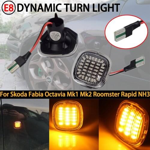 Car Side Marker Light Dynamic LED Turn Signal Light For Nissan Navara D40 Pick-Up/Pathfinder III R51/Qashqai J10 JJ10/Tiida C11