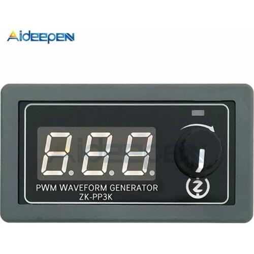 ZK-PP3K PWM Motor Controller 1KHz-99KHz Pulse Generator Lighting LED Speed Control Dimming Controllers Digital Display