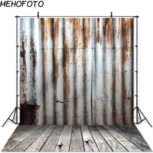 MEHOFOTO Vintage Photography Backdrop Retro Brown Rust Backdrops Portrait Head Shots Photobooth Photo Background Studio Props