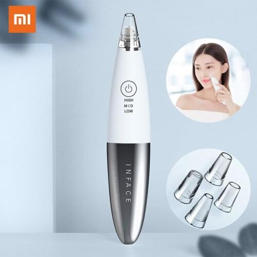 Xiaomi Inface Elektrische Comedondrukker Vacuüm Zuig Dermabrasie Acne Porie Peeling Gezicht Schoon Facial Beauty