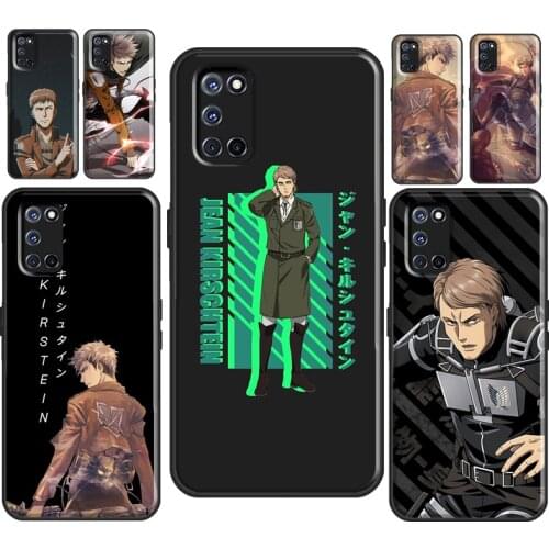Jean Kirstein Attack on Titan For OPPO A5 A9 2020 A31 A53 F5 A15 A52 A72 A1K A5S A91 Reno 2 Z Find X3 Pro Cover Shell
