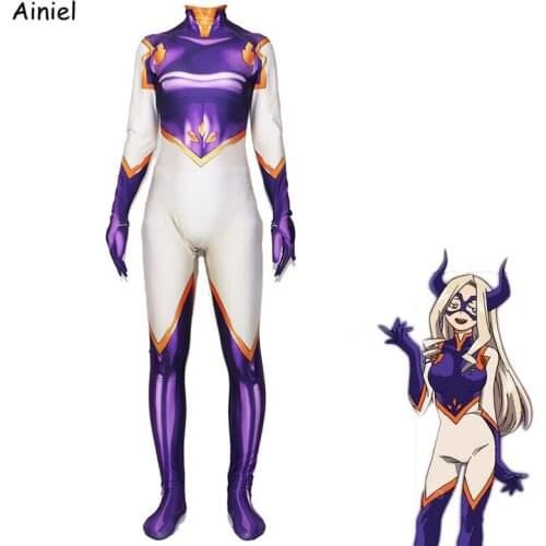 Boku No Hero Akademia My Hero Academia Mt.Lady Cosplay Costumes Wig Zentai Bodysuits Jumpsuits Halloween Costumes for Women Kids