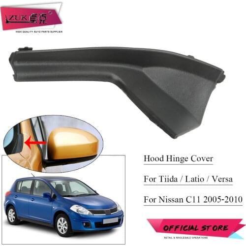 ZUK Engine Hood Bonnet Side Cowl Hinge Cover For Nissan TIIDA LATIO VERSA C11 2005 2006 2007 2008 2009 2010 Left Hand Drive Only