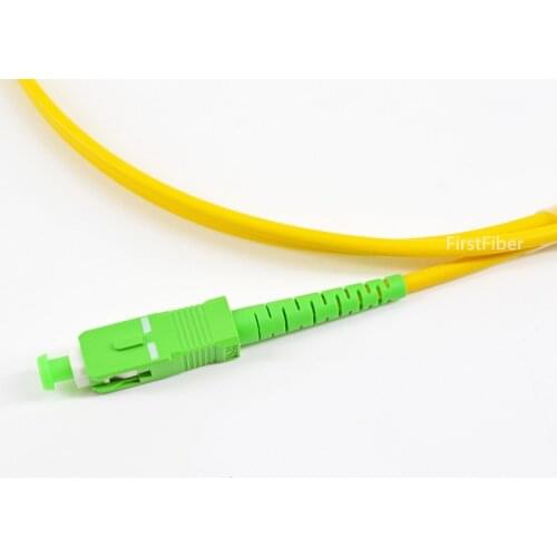 0.5m SC APC Fiber Patch Cable FTTH Optical Fiber Patch Cord 2.0mm PVC G657A , Jumper Simplex