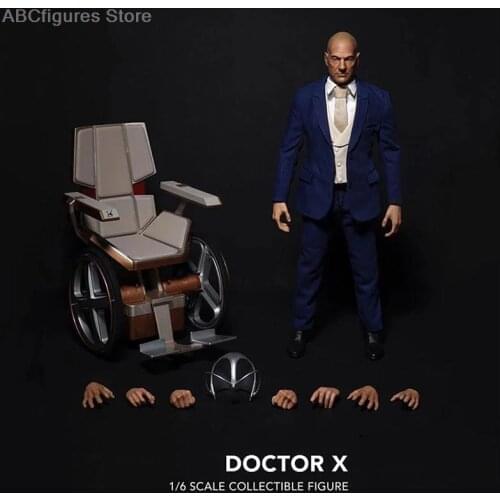 1/6 Male Full Set Doctor X Patrick Stewart Figure Model 12'' Action Body For Collection In Stock