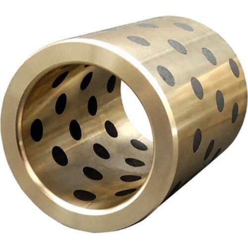 1pcs Graphite copper sleeve brass oil-free self-lubricating bearing wear resistant 28mm OD