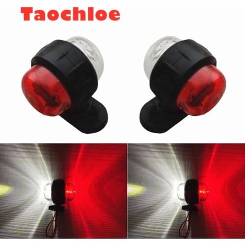 10pcs 12v-24v Truck lights Trailer lamp Tail Light truck Side Marker Indicators caravan rear Light tractor Lights Signal Lights
