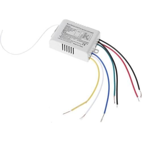 4 Relay 220V Digital Intelligent Wall Lamp Wireless Remote Control Switch