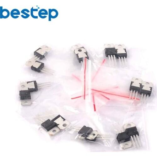 7805 7809 7812 7815 7905 7912 7915 LM317 to-220 16PCS=8value*2pcs Three-terminal Regulator Transistor kit