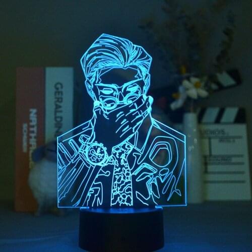 Anime Lamp Kento Nanami Light Jujutsu Kaisen Led Night Light for Birthday Gift Jujutsu Kaisen Nightlight Kento Nanami Lamp