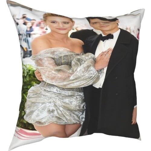 I Love Cole Sprouse Personalized Pillows Green Pillow Case Fruits Basket Anime Pillow Case 45X45 Pillow Cover Pillowcase