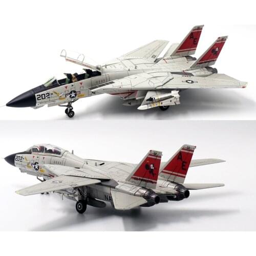 1/72 Alloy Casting US Navy Aviation F-14 Tomcat Fighter VF-31 Squadron F14D Alloy Aircraft Model Display Collectible Toy Gifts