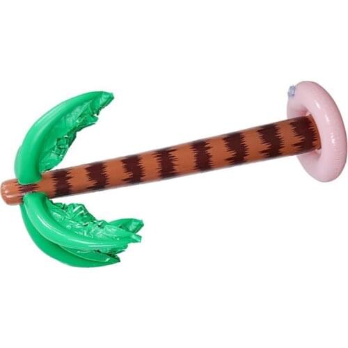 90cm Inflatable Blow Up Hawaiian Tropical Palm Tree Beach Pool Party Decor Toy Supplies B88