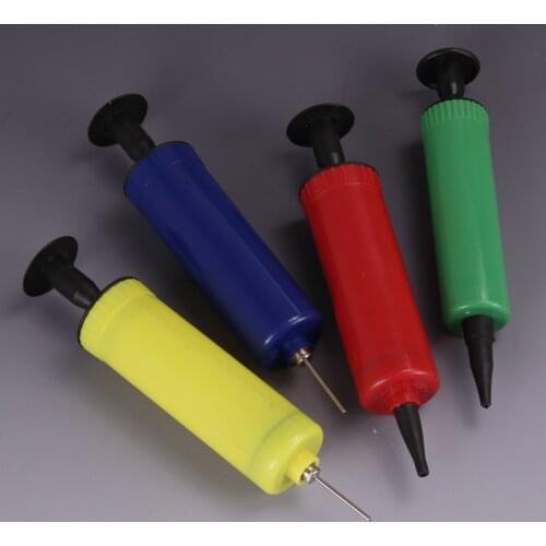 Air Balloons Pump PVC balls inflator globos balloon pump accessories party supplies two needles hand push Air Pump for the balls
