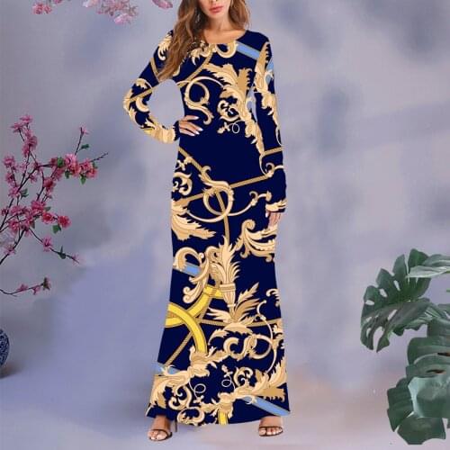 Noisydesigns 3D Custom Picture Your Own Women Long Dresses DIY Clothing Summer Fashion Ladies Party 1moq Dropshipping