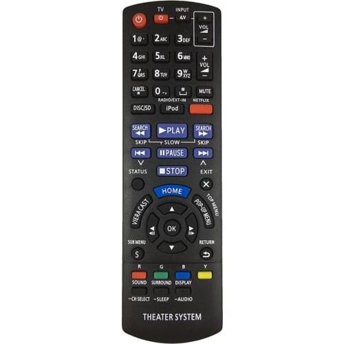 New Remote Control For Panasonic N2QAYB000629 SA-BTT268 SC-BTT770 SC-BTT370 SA-BTT505 SA-BTT505GN Blu-ray Home Theater System