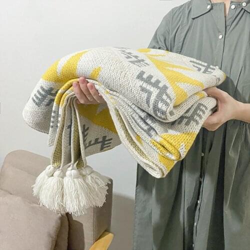 OLOEY Acrylic Blankets For Sofa