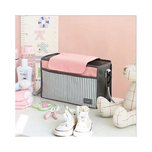 Fashion Multifunctional Mummy Bag Baby Diaper Nappy Pram Stroller Hanging Bag