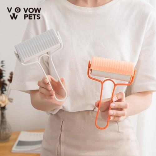 VOW Pets Roller-type Hair Sticking Device Roll Paper Sweeping Bed Clothes Removal Brush Portable Pet Rolling And Sticking Device