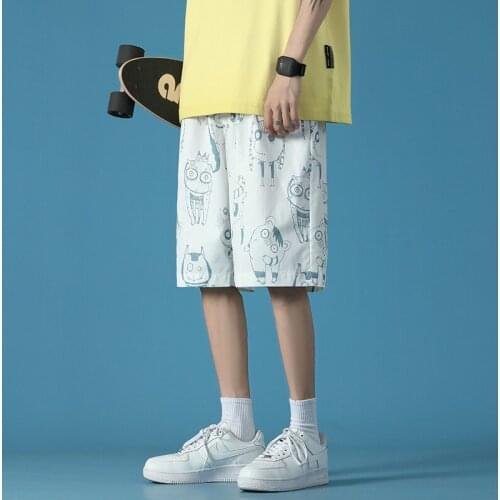 Mens Streetwear short Beach Shorts Men Trunk Summer Print Shorts Plus Size Mens Shorts Summer