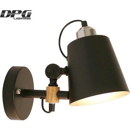 Modern Wall Lights White Black Art Deco Wall Lamps Metal Sconce for Home Lighting Indoor Stair Bedroom Bathroom Loft Style