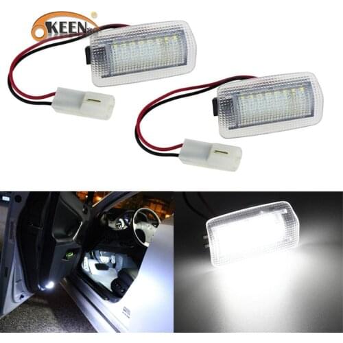 2Pcs Canbus LED Courtesy Door Light for Toyota Wish/Prius/Alphard/Camry/Estima/Land Cruiser/Mark X/Vellfire for Lexus IS250 R350