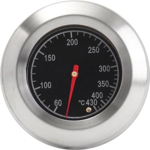 Thermometer Barbecue BBQ Smoker Grill 60-430C Stainless Steel Temperature Gauge Meter Instruments Tool