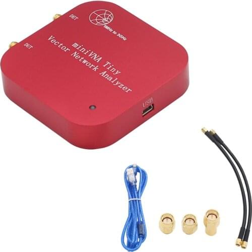 Vector Network Analyzer VHF/UHF/RFID RF Antenna Analyzer Signal Generator miniVNA Tiny Plus2