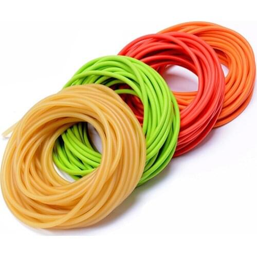 10M 3060 rubber band Hunting Sling Shot Slings Rubber Sporting Natural Latex Tube Slingshot Replacement Band Accessories