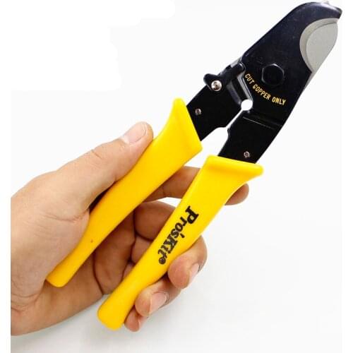 [100% New] 808-330A Coaxial Electric 70mm2 Wire Cutting Pliers Multifunction Cable Cutter Tool Stripping 2/0 AWG RG-174/RG-9