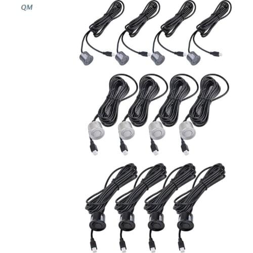 13MF Car Parking Reverse Backup-Radar Alert Warning 4 Sensors Buzzer Detector Kit