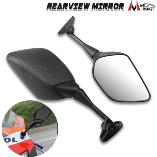2X Motorcycle Rearview Rear View Mirrors Glass Back Side Mirror Right Left For Honda CBR600 CBR600RR CBR1000 CBR1000RR