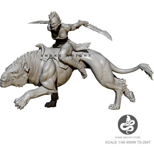 45MM Resin model kits figure DIY toy self-assembled TD-2550