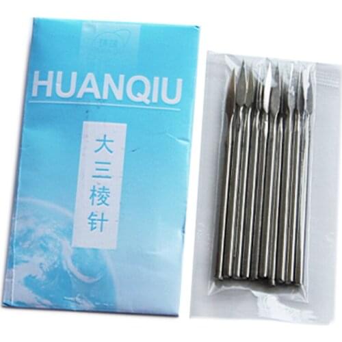 Acupuncture massage triangle needle in traditional chinese medicine lancet lancetsvent cupping fleam put lethal pick pox acne