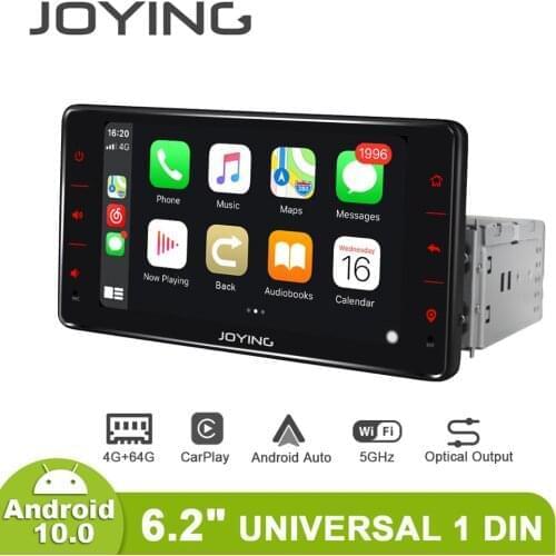 Car Accessories 6.2"Android 10 4GB 64GB Autoradio Single 1 Din Car Radio Stereo Universal Multimedia Player Carplay Optical Out