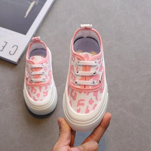 Kids Shoes Anti-slip Childrens Canvas Shoes Baby Casual Flat Sneaker Children Girls Boys Fashion Single Sports Shoes G82