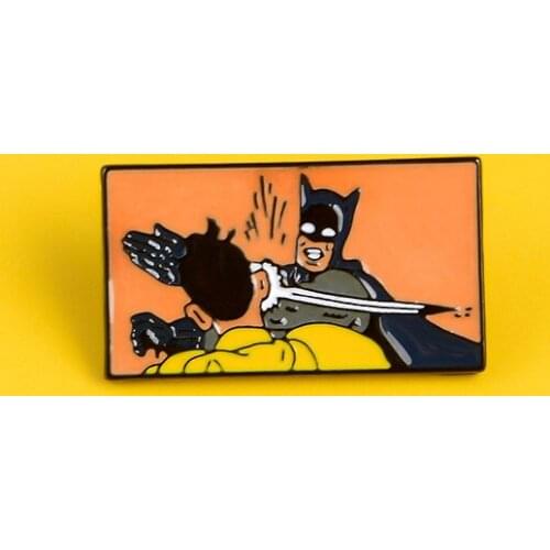 Adventure Killer Enamel Pin Mysterious Cape Dagger Comic Scene Personalized Movie Badge Western Brave Punk Jewelry Lapel Brooch