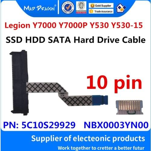 New original Laptop SSD SATA Hard Drive Cable HDD Connector For Lenovo Legion Y7000 Y7000P Y530 Y530-15 5C10S29929 NBX0003YN00