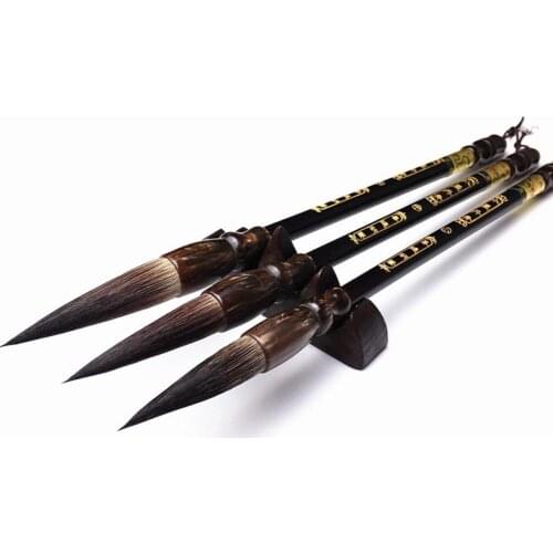 Writing Brush Tradition Keep Moist Wood Professional Chinese Calligraphy Writing Pen Chinese Painting Supplies