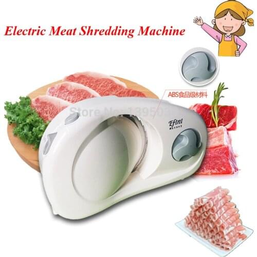 Mini Meat Slicing Machine Shredding Machine Household Electric Meat Cutting Machine 1-15mm Meat Grinder Meat Slicer