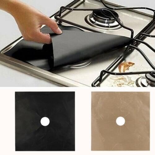 Reusable Non-stick Cover Stovetop Burner Protectors For Gas stove in Kitchen Gas Stove Gasket