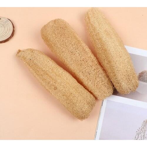 Full Loofah Biodegradable Loofah Sponge Natural Exfoliating Cellulose Natural Shower Sponge Scrubber For Kitchen Bathroom