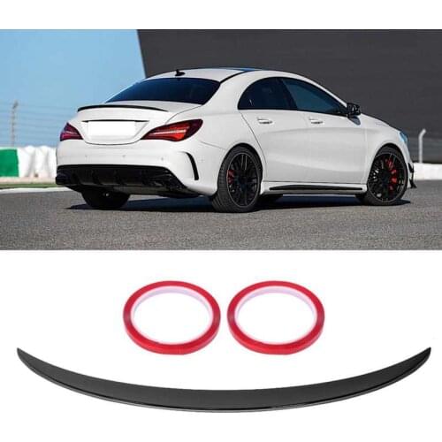 Trunk Lid Spoiler for AMG Style Glossy Black Fit for Mercedes-Benz CLA-Class C117 Coupe CLA45 2013 2014 2015 2016 2017-2019