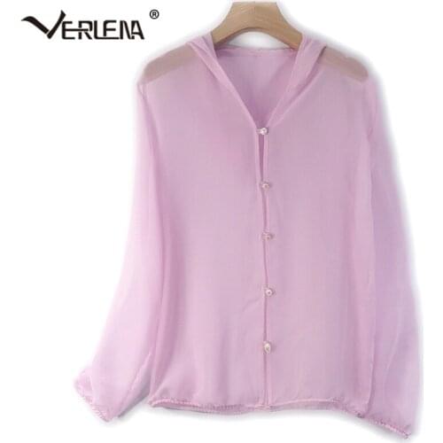 Verlena Womens Hooded Shirts