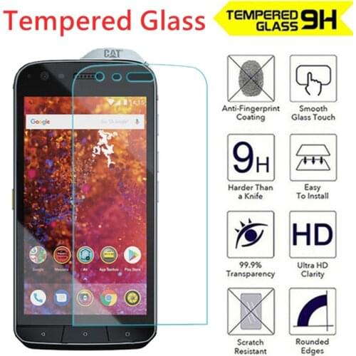 2.5D 9H Tempered Glass film For CAT S61 Screen Protector High Quality Toughened Protective film for CAT S61