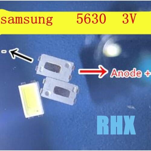 200Pieces/lot For SAMSUNG TV SMD 5630 Backlight 0.5W 3V Diodes New imported backlight beads